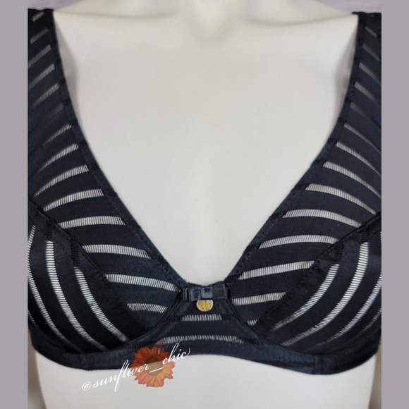 🆕️Sam Edelman Chevron Striped Full Coverage Bra - Picture 7 of 11